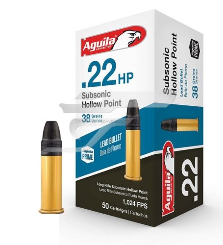 ,22 IfB. Aquila Subsonic Hollow Point .                38gr. Lőszer    268