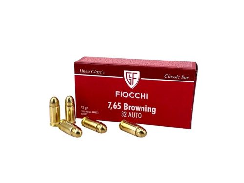 7,65 Browning Fiocchi FMJ 73gr FI707650 ,                      Lőszer