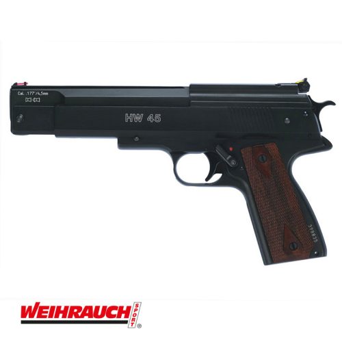 HW-45  Weihrauch Légpisztoly 4,5mm 23181 .                     Rugós, Fa markolat